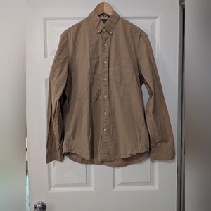 J. Crew Light Brown Casual Button-Down Shirt